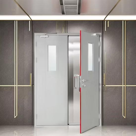 Excellent Fire Resistance Stainless Steel Fire Rated Door for Libraries