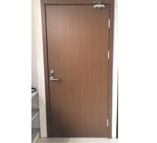 Corrosion-Resistant Swing Inward Outward Fire Resistant Wooden Doors for Hospital Wards