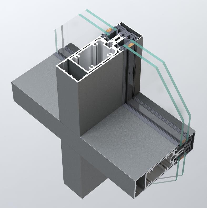 Stick Built Curtain Wall